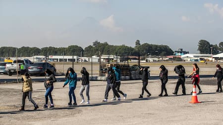 Migrantes deportados en Estados Unidos. Foto: EFE