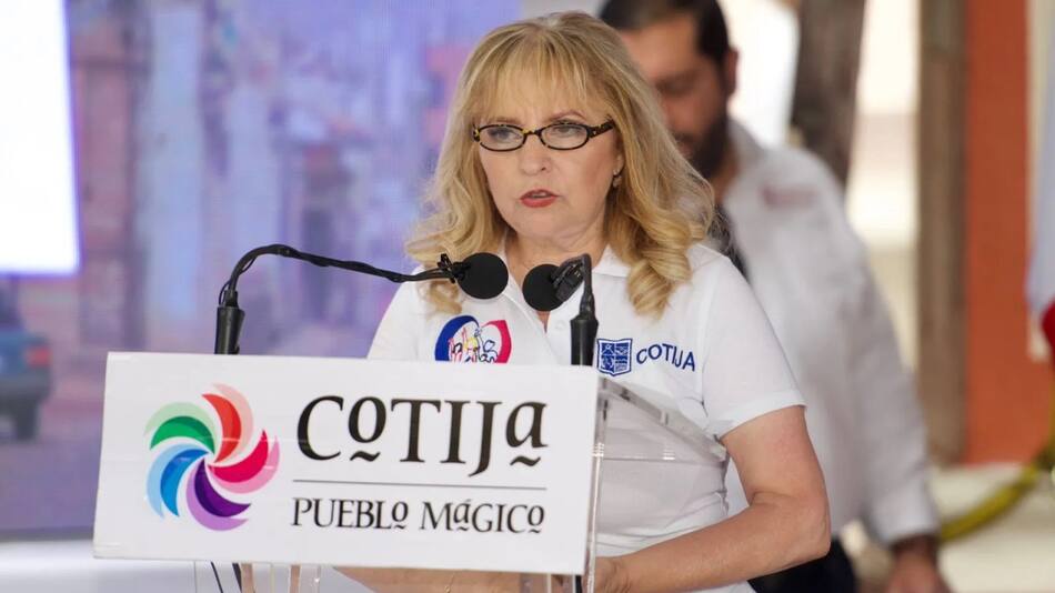 Yolanda Sánchez Figueroa, alcaldesa de Cotija, México.