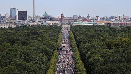 Marcha en Berlín, coronavirus en Alemania, REUTERS
