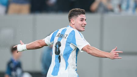 Julián Álvarez es nuevo jugador del Atlético de Madrid. Foto: Reuters.