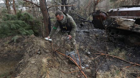 Restos de bombas de racimo. Foto: Reuters
