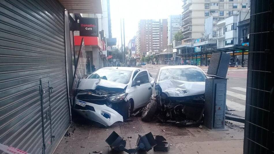 Choque múltiple en Belgrano