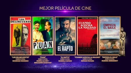 Martín Fierro de Cine. Foto: X.