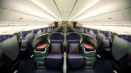 Así es la primera clase de Singapore Airlines. Foto: Singapore Airlines.