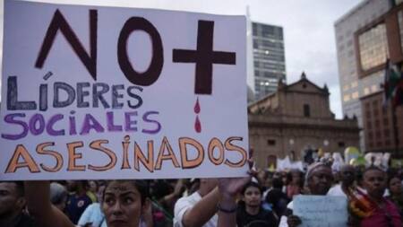 Violencia armada en Colombia. Foto: NA