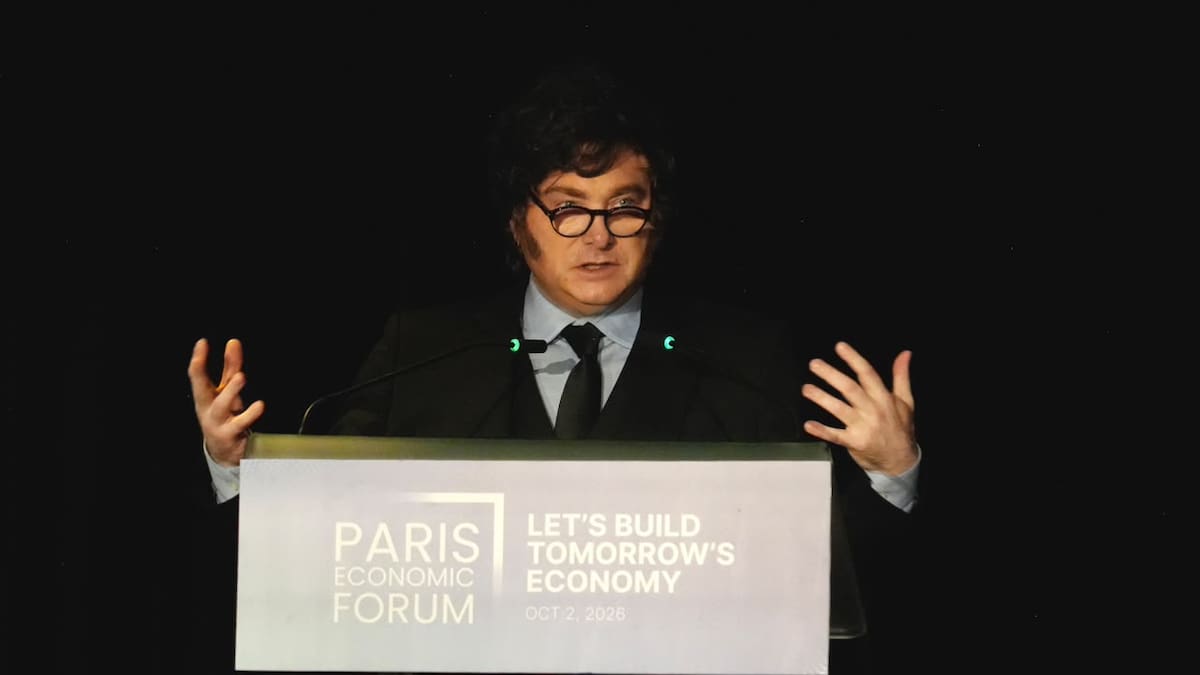 Javier Milei afirmó que el riesgo país volverá a bajar “cuando terminen las convulsiones internacionales”