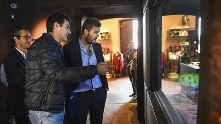 Marcelo Tinelli junto al gobernador de Salta, Juan Manuel Urtubey, NA