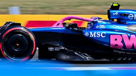 Franco Colapinto en el Gran Premio de Hungría.