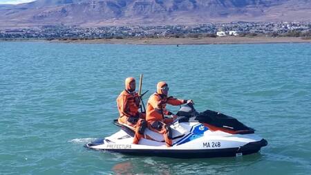 Buscan a kayakista desaparecido. Foto: Gentileza Diario El Patagonico.