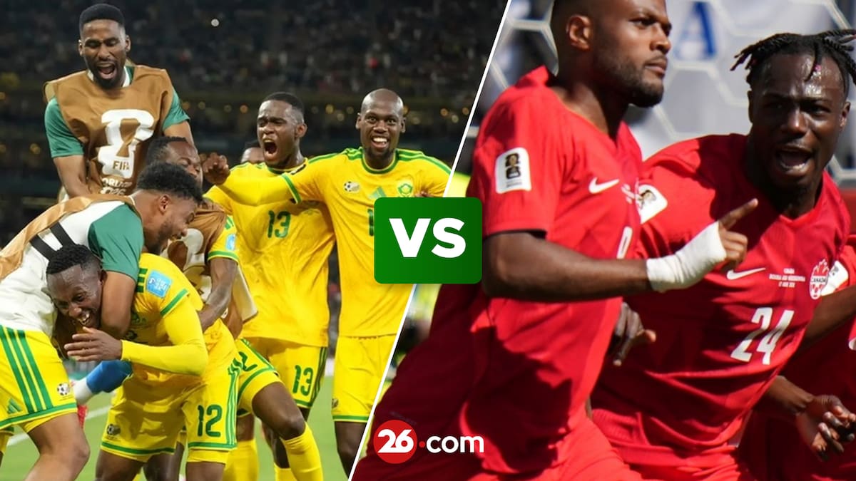 Sudáfrica vs Canadá por los 16avos de final del Mundial 2026.