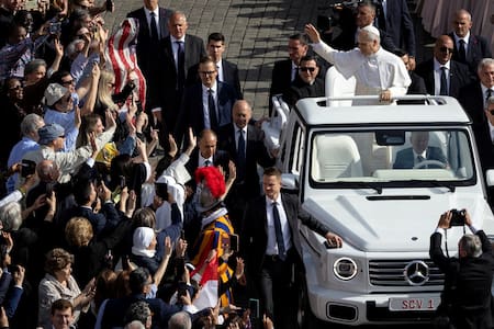 Entronización del Papa León XIV. Foto: Reuters/Eloisa Lopez.
