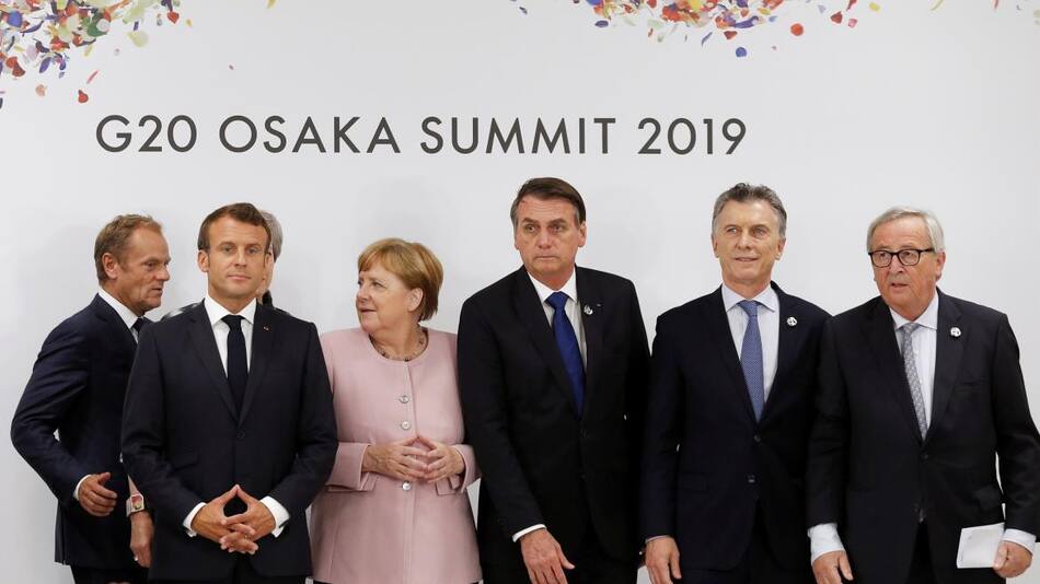 Cumbre G20 - Macri con líderes de UE