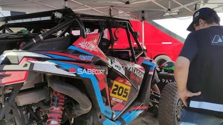 El vehículo secuestrado. Foto: NA.