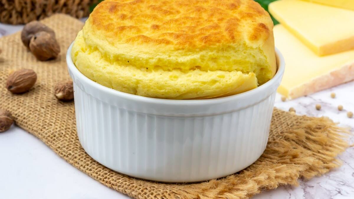 Soufflé de queso.