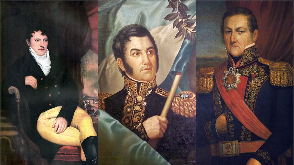 San Martín y los próceres