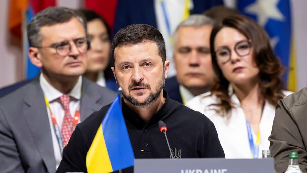 Volodimir Zelenski, presidente de Ucrania. Foto: Reuters