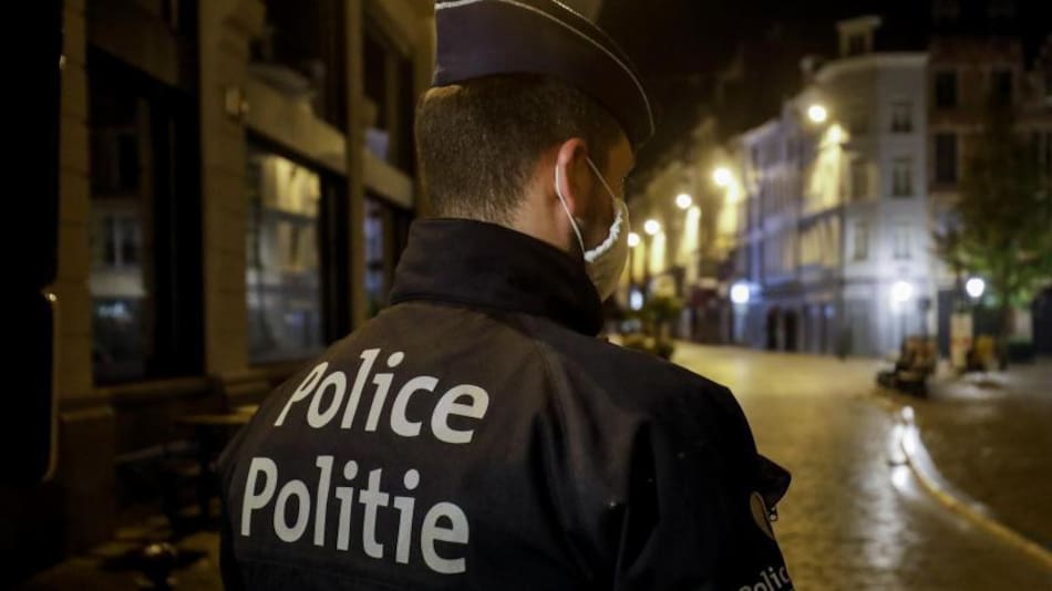 Policía belga. Foto Le Soir.