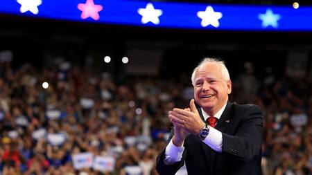 Tim Walz, candidato a vicepresidente de Estados Unidos. Foto: Reuters.