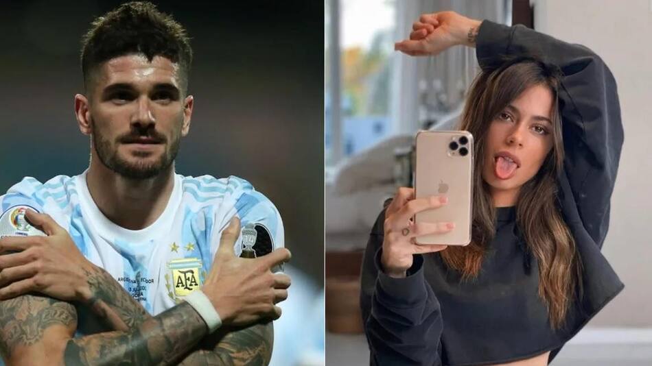 Rodrigo De Paul y Tini stoessel