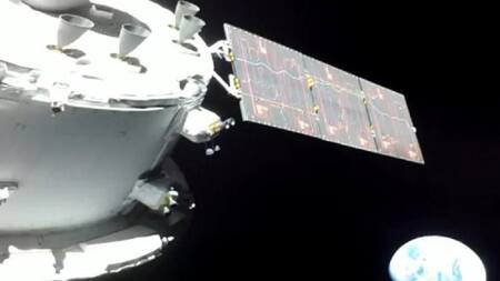 Imagen captada por Orion en la misión Artemis I.