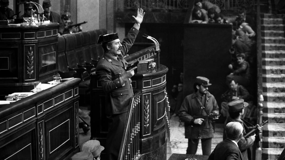 Antonio Tejero, militar que intentó un golpe de Estado en España en 1981.