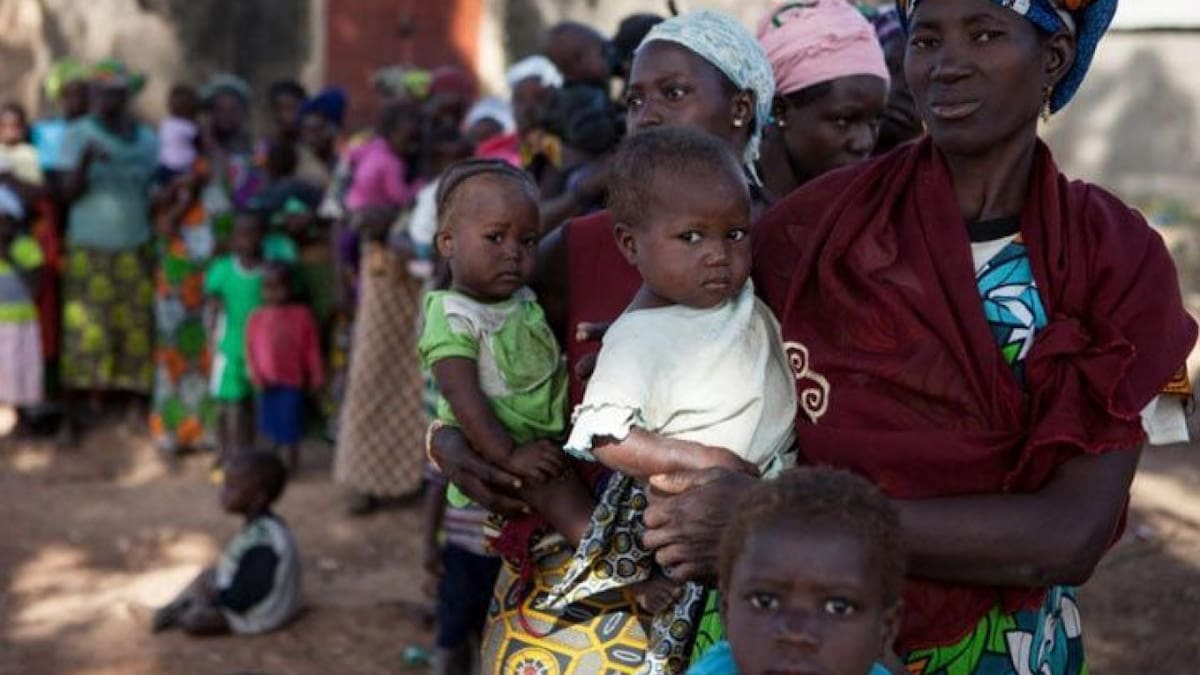 Crisis alimentaria en las infancias de Mali. Foto: Unicef.
