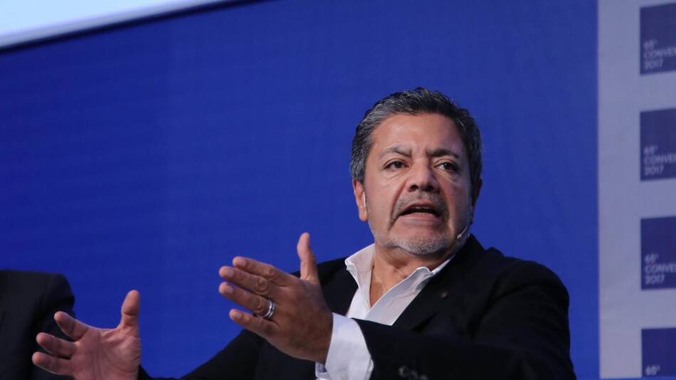 Gerardo Martínez, presidente de Uocra, Agencia NA