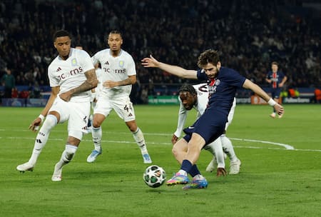 PSG vs. Aston Villa; Champions League 2024/25. Foto: Reuters (Jason Cairnduff)