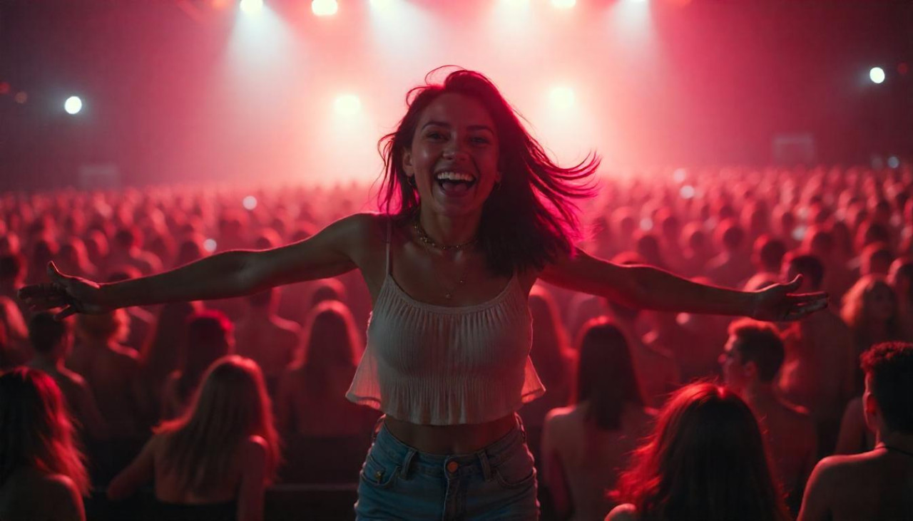 Persona feliz. Foto: Freepik AI.