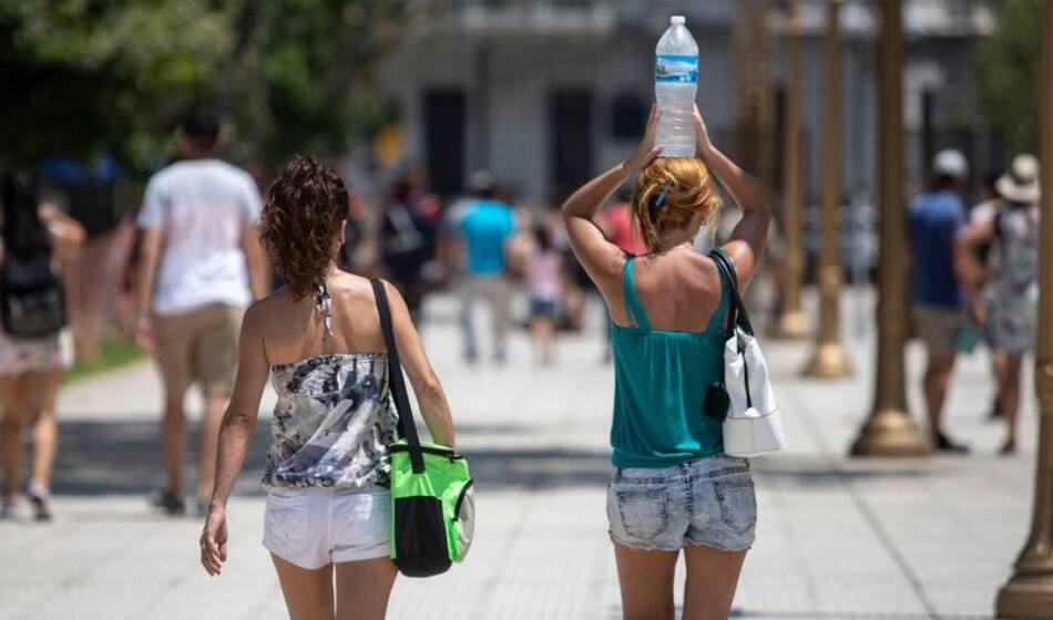 Ola de calor en Argentina, NA