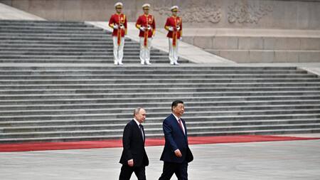 Vladimir Putin y Xi Jinping. Foto: EFE.