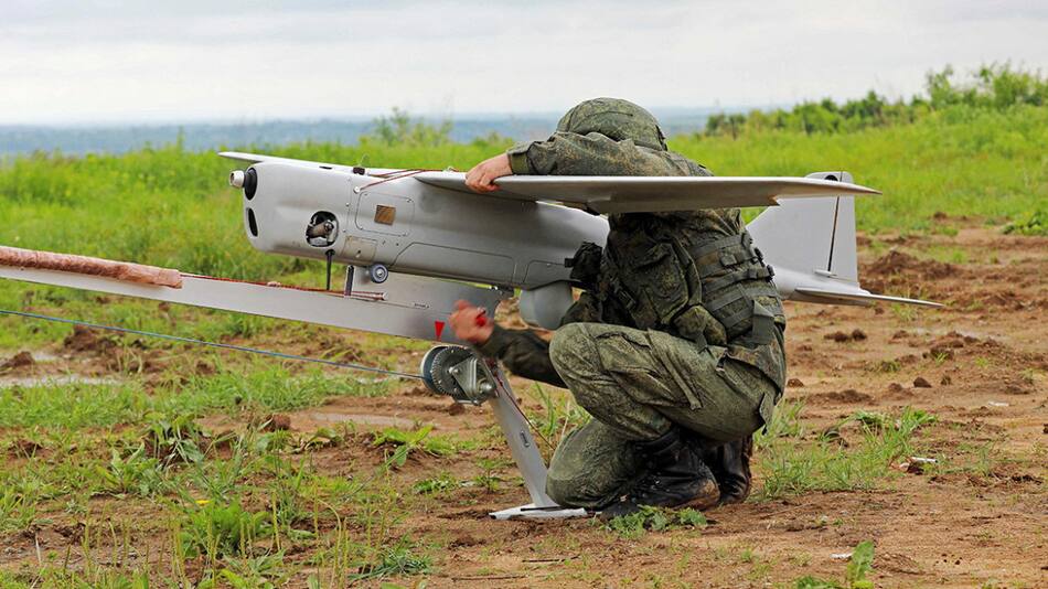 Drones usados en la guerra en Ucrania. Foto: Reuters