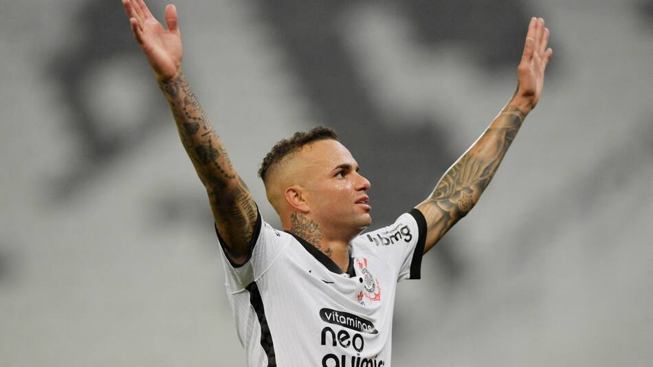 Luan, futbolista del Corinthians. Foto: REUTERS.