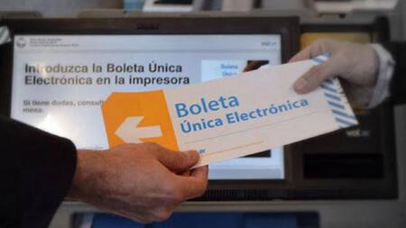 Elecciones, boleta electrónica, NA