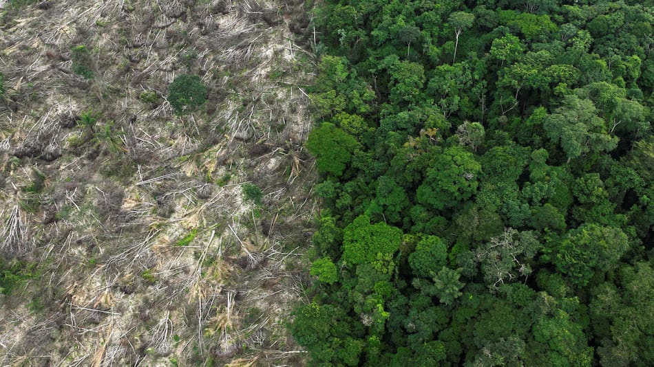Deforestación cerca de Uruara, estado de Pará, en la Amazonía brasileña. Reuters