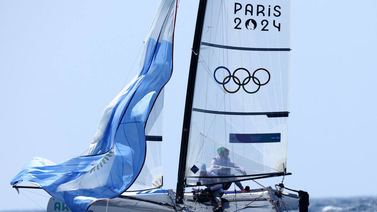 Mateo Majdalani y Eugenia Bosco; Juegos Olímpicos de París 2024. Foto: Reuters.