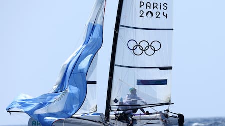 Mateo Majdalani y Eugenia Bosco; Juegos Olímpicos de París 2024. Foto: Reuters.