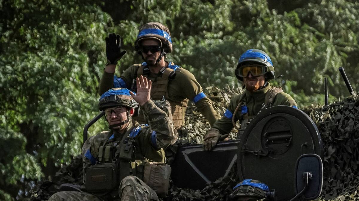 Soldados de Ucrania en Kursk. Foto: Reuters.