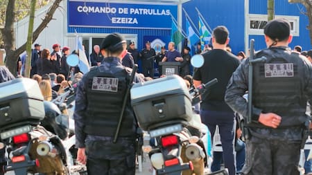 Gastón Granados en la inauguración de Sede del Comando de Patrullas Ezeiza
