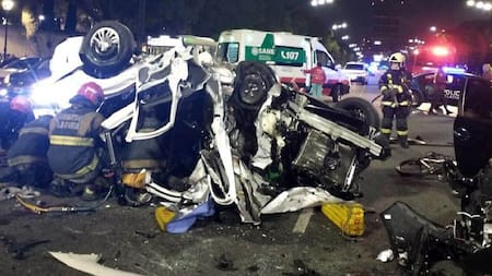 Choque en Palermo, NA