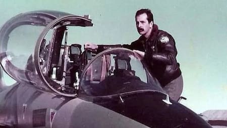 Owen Crippa, piloto en Malvinas