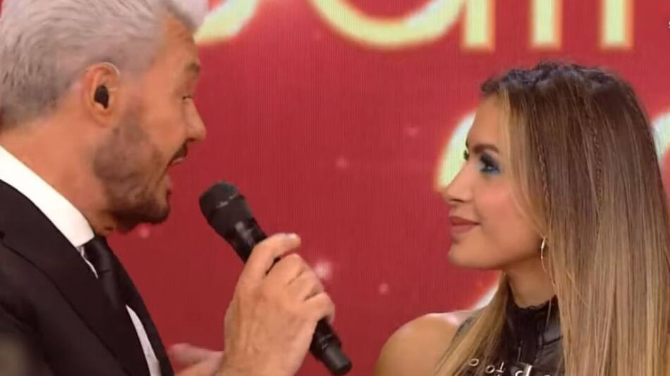 Marcelo Tinelli y Millet Figueroa. Foto: captura de pantalla.