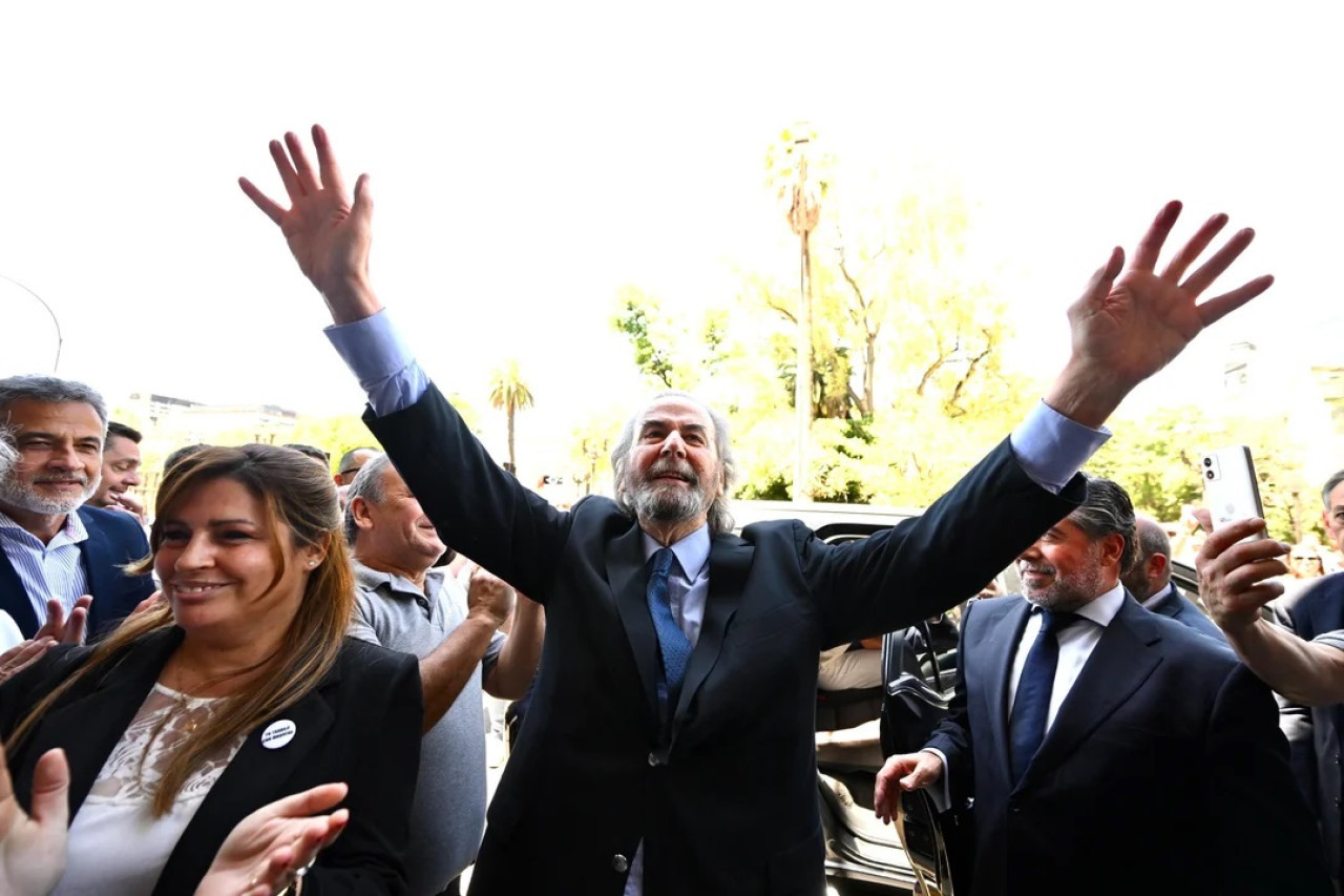 Despedida de Juan Carlos Maqueda de la Corte Suprema. Foto: NA.