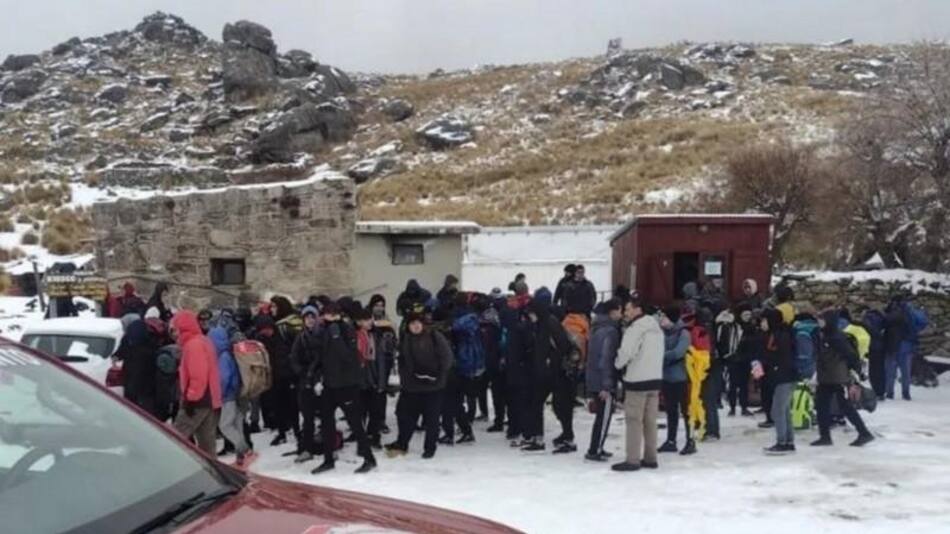 Rescate de estudiantes en el Cerro Champaquí. Rosario3.