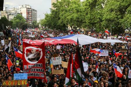 Marcha Chile, protestas, REUTERS