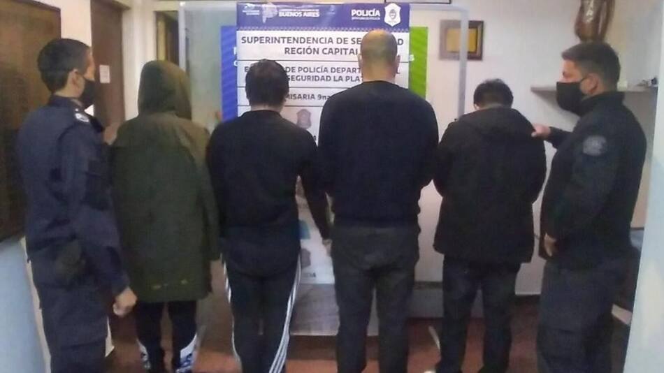 Banda de Chinos detenidos