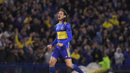 Edison Cavani, Boca. Foto: Télam