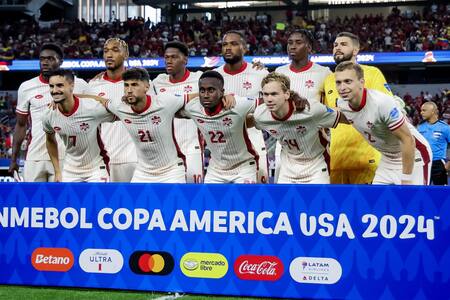 Selección de Canadá en la Copa América 2024. Foto: EFE.
