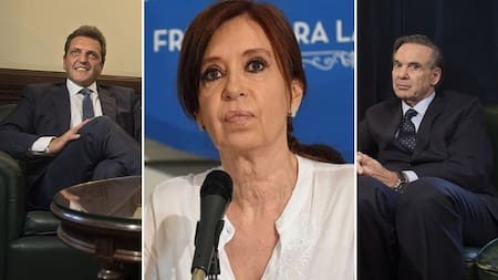 Pichetto - Massa - Cristina Kirchner