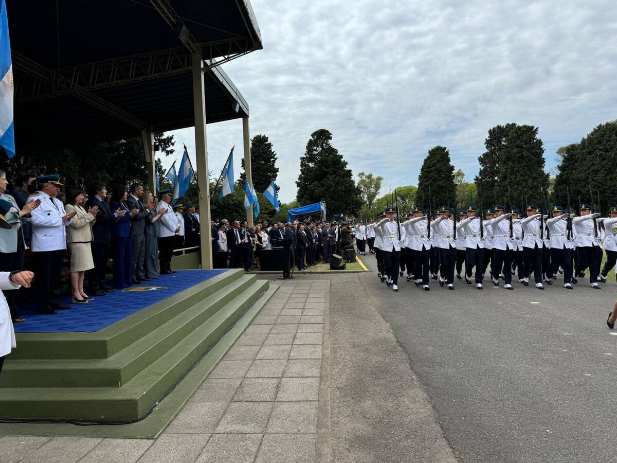 Javier Milei en la celebración de los 203 años de la Policía Federal Argentina.